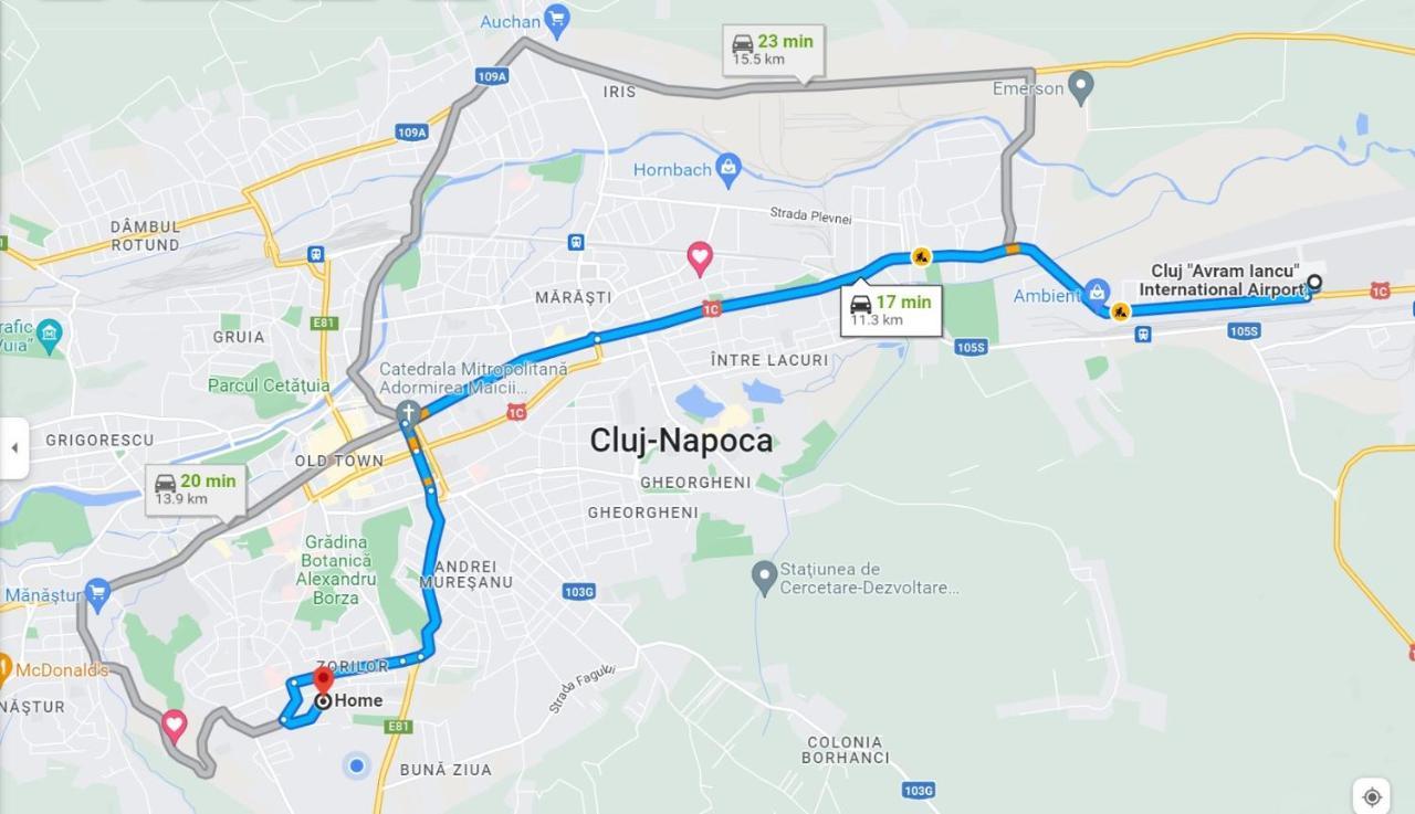 Cosy One Bedroom Flat With Free Parking & Wifi Cluj-Napoca